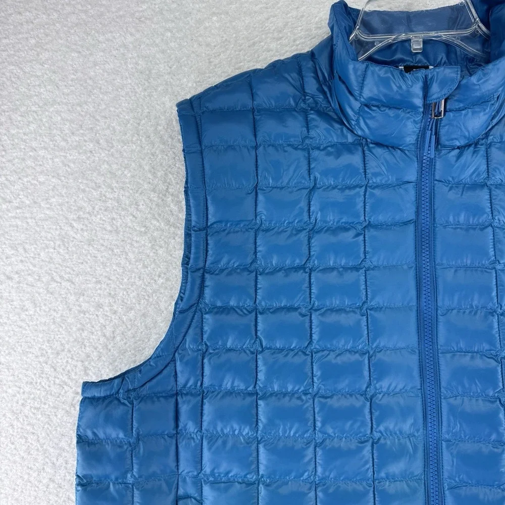 The North Face Thermoball Puffer Jacket Vest Mens XL Dusk Blue